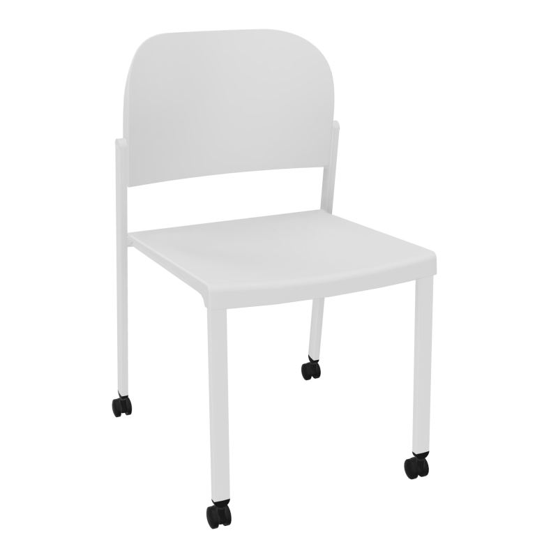 ROMY CHAISE 4P ROULT ASSISE/DOSSIER POLYPRO SANS ACCOUDOIRS  PT SP PT