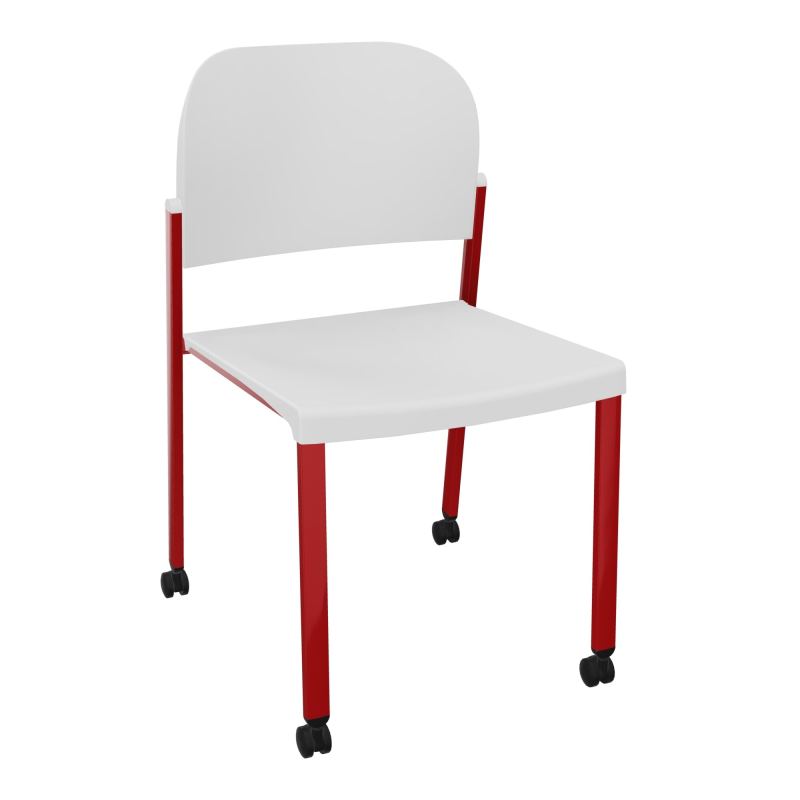 ROMY CHAISE 4P ROULT ASSISE/DOSSIER POLYPRO SANS ACCOUDOIRS  PT ZY PT