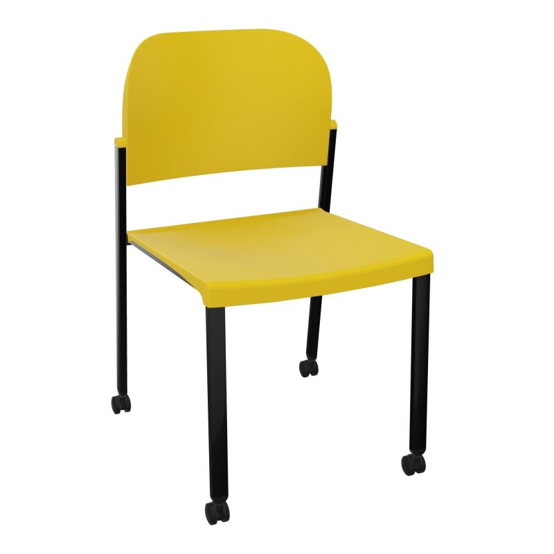 ROMY CHAISE 4P ROULT ASSISE/DOSSIER POLYPRO SANS ACCOUDOIRS  PW SG PW