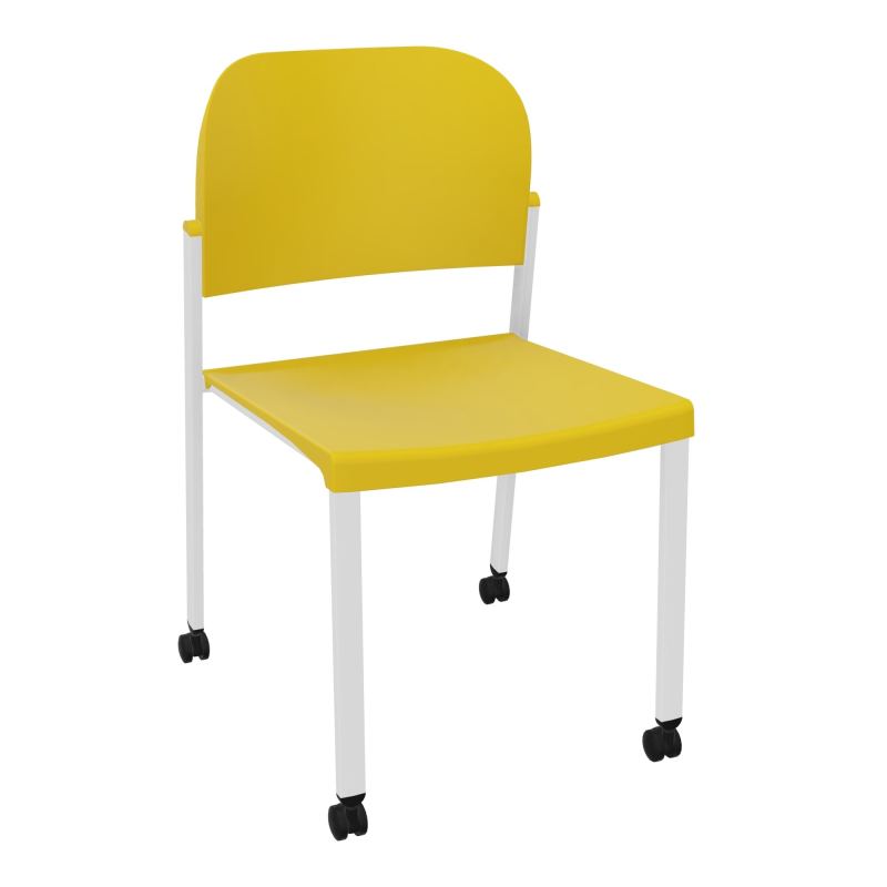 ROMY CHAISE 4P ROULT ASSISE/DOSSIER POLYPRO SANS ACCOUDOIRS  PW SP PW