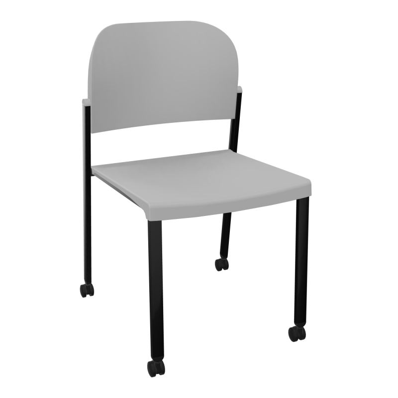 ROMY CHAISE 4P ROULT ASSISE/DOSSIER POLYPRO SANS ACCOUDOIRS  PX SG PX
