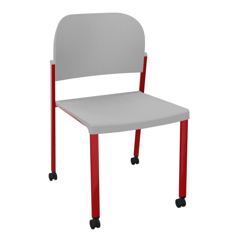 ROMY CHAISE 4P ROULT ASSISE/DOSSIER POLYPRO SANS ACCOUDOIRS  PX ZY PX