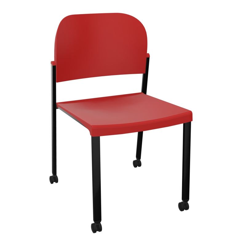 ROMY CHAISE 4P ROULT ASSISE/DOSSIER POLYPRO SANS ACCOUDOIRS  PZ SG PZ