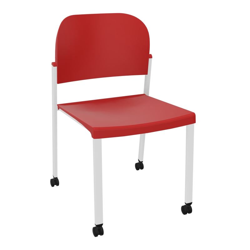 ROMY CHAISE 4P ROULT ASSISE/DOSSIER POLYPRO SANS ACCOUDOIRS  PZ SP PZ