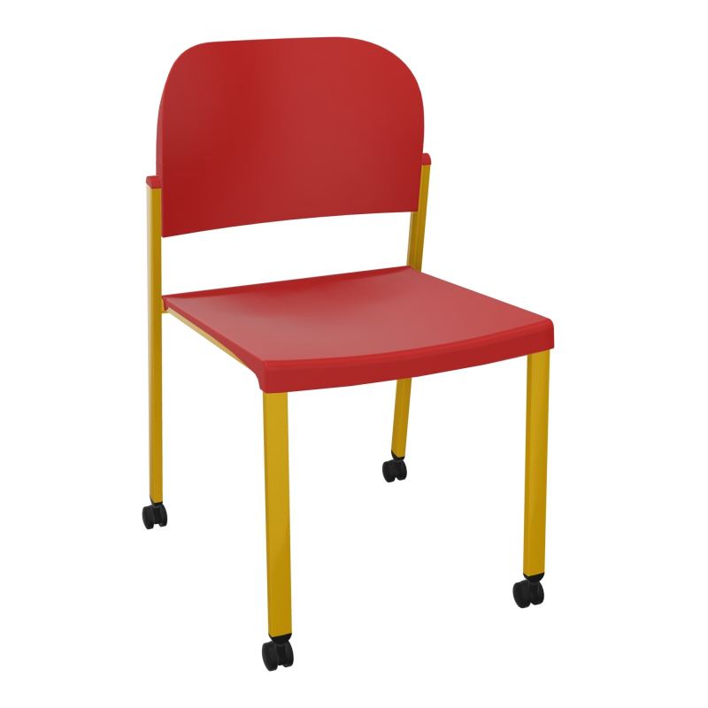 ROMY CHAISE 4P ROULT ASSISE/DOSSIER POLYPRO SANS ACCOUDOIRS  PZ SX PZ