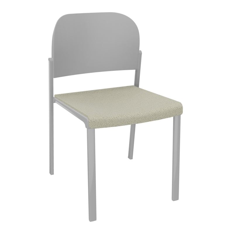 ROMY CHAISE 4P FIXES ASSISE TISSU DOSSIER POLYPRO SANS ACCOUDOIRS  A2 SB PX