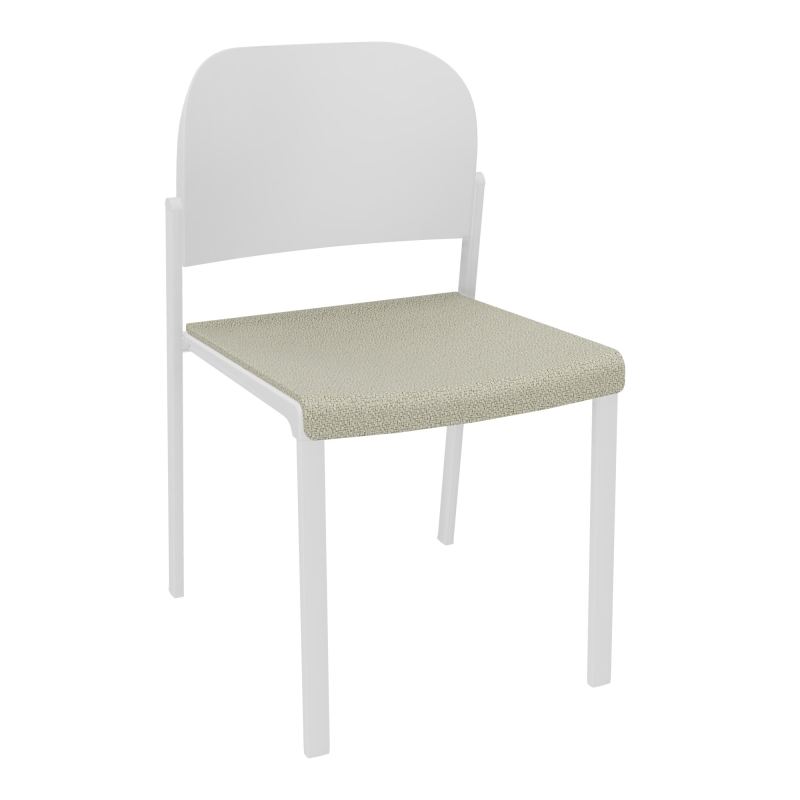 ROMY CHAISE 4P FIXES ASSISE TISSU DOSSIER POLYPRO SANS ACCOUDOIRS  A2 SP PT