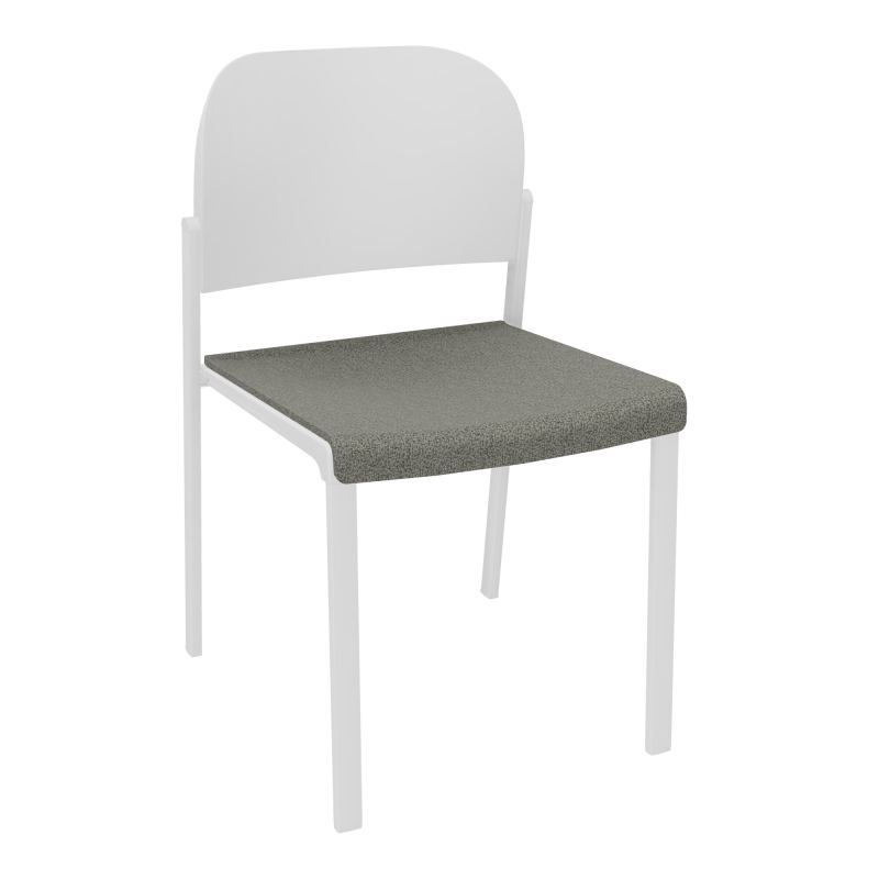 ROMY CHAISE 4P FIXES ASSISE TISSU DOSSIER POLYPRO SANS ACCOUDOIRS  B1 SP PT