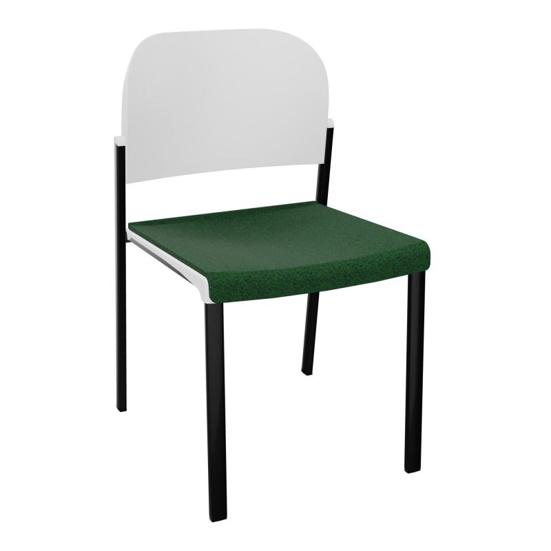 ROMY CHAISE 4P FIXES ASSISE TISSU DOSSIER POLYPRO SANS ACCOUDOIRS  B2 SG PT