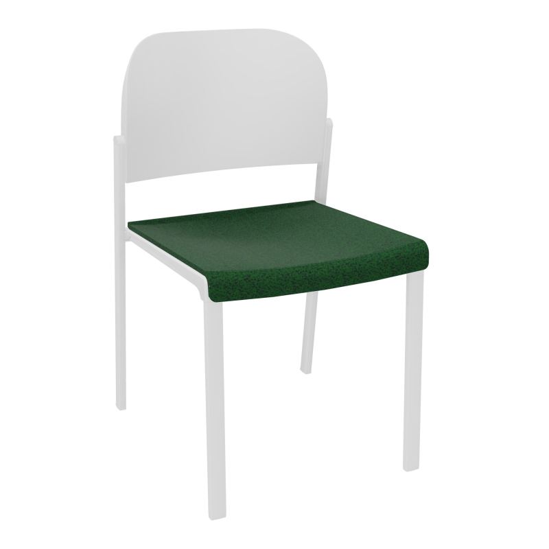 ROMY CHAISE 4P FIXES ASSISE TISSU DOSSIER POLYPRO SANS ACCOUDOIRS  B2 SP PT