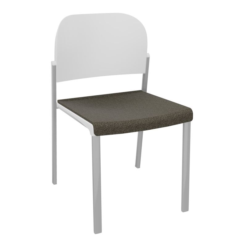 ROMY CHAISE 4P FIXES ASSISE TISSU DOSSIER POLYPRO SANS ACCOUDOIRS  B7 SB PT