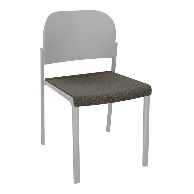 ROMY CHAISE 4P FIXES ASSISE TISSU DOSSIER POLYPRO SANS ACCOUDOIRS  B7 SB PX