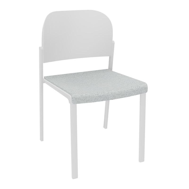 ROMY CHAISE 4P FIXES ASSISE TISSU DOSSIER POLYPRO SANS ACCOUDOIRS BC SP PT
