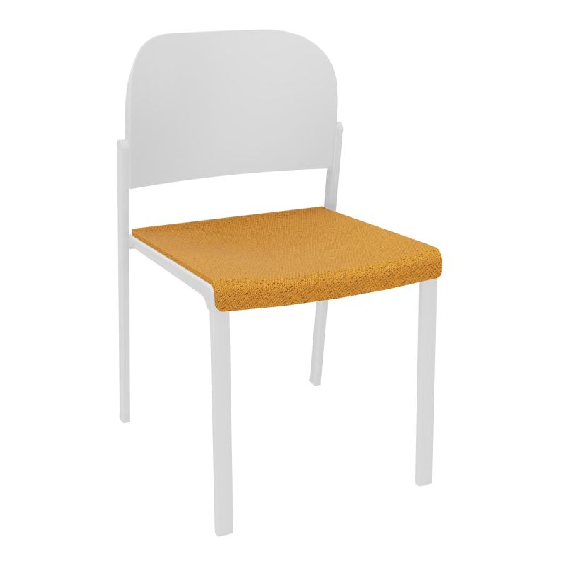 ROMY CHAISE 4P FIXES ASSISE TISSU DOSSIER POLYPRO SANS ACCOUDOIRS BO SP PT