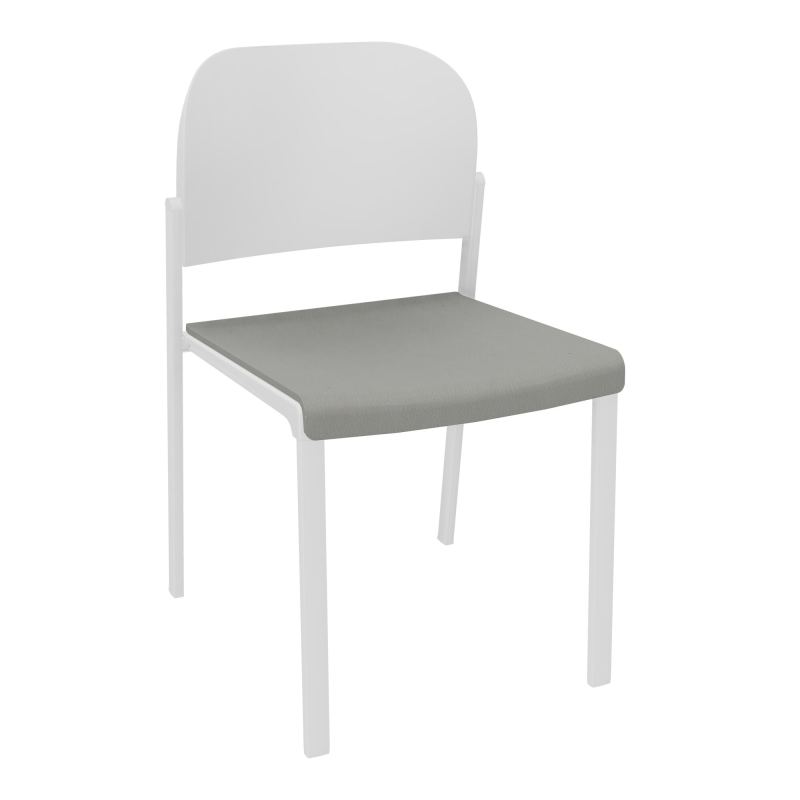 ROMY CHAISE 4P FIXES ASSISE TISSU DOSSIER POLYPRO SANS ACCOUDOIRS CA SP PT