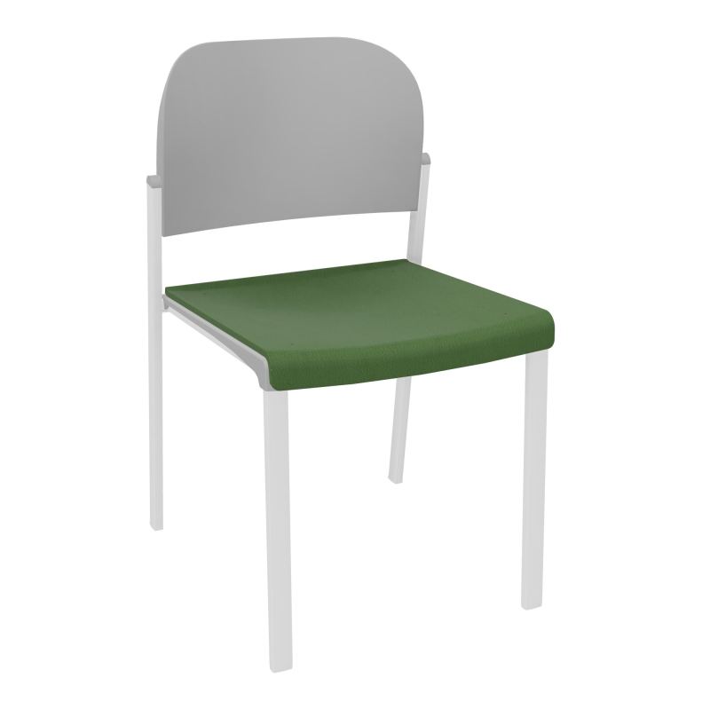 ROMY CHAISE 4P FIXES ASSISE TISSU DOSSIER POLYPRO SANS ACCOUDOIRS CE SP PX