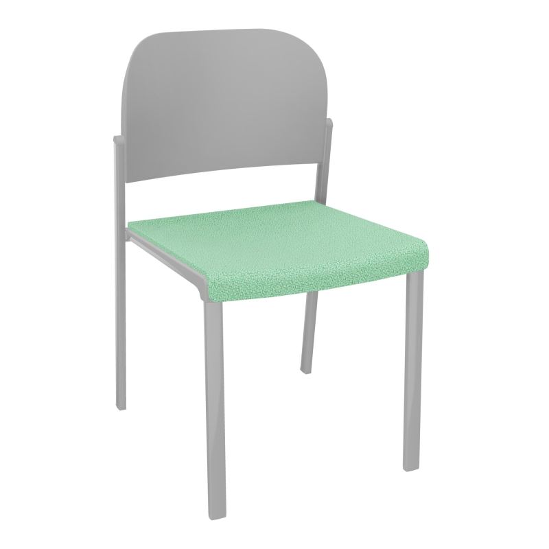 ROMY CHAISE 4P FIXES ASSISE TISSU DOSSIER POLYPRO SANS ACCOUDOIRS E4 SB PX