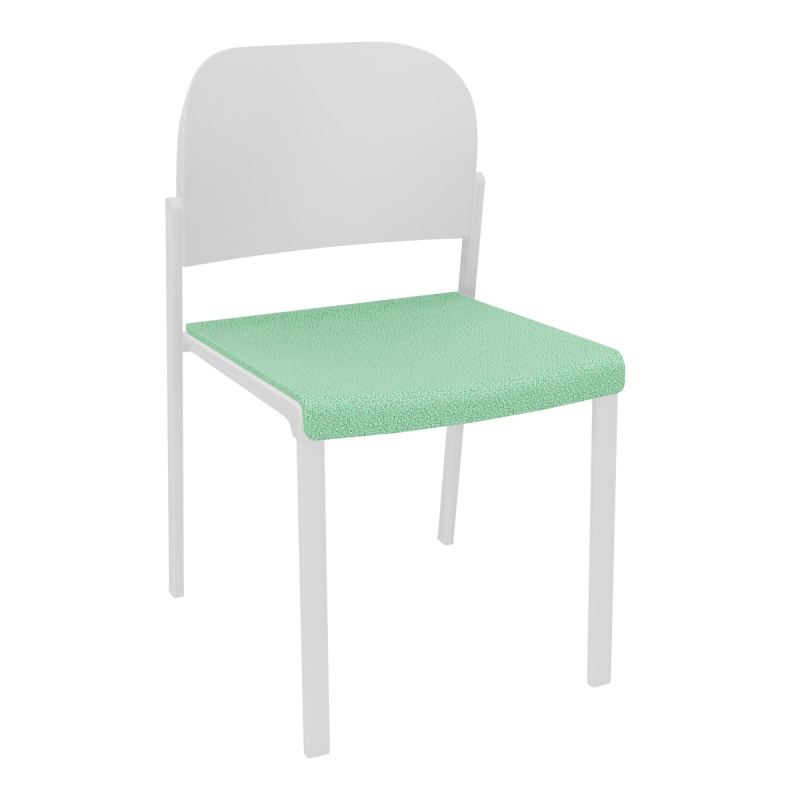 ROMY CHAISE 4P FIXES ASSISE TISSU DOSSIER POLYPRO SANS ACCOUDOIRS E4 SP PT