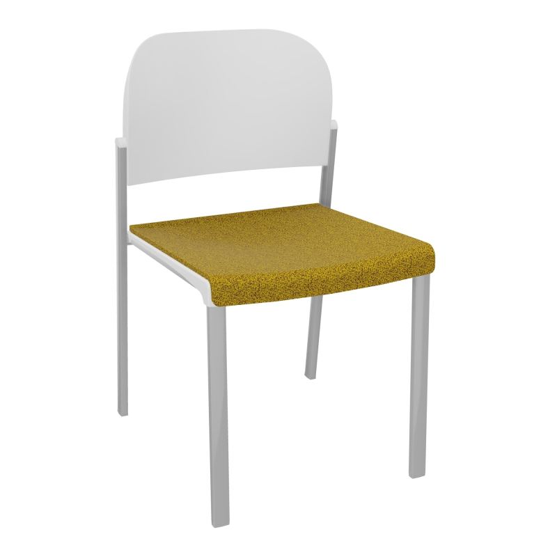 ROMY CHAISE 4P FIXES ASSISE TISSU DOSSIER POLYPRO SANS ACCOUDOIRS E9 SB PT