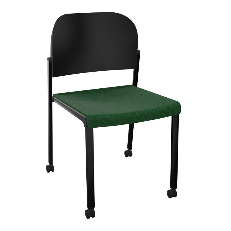 ROMY CHAISE 4P ROULT ASSISE TISSU DOSSIER POLYPRO SANS ACCOUDOIRS  B2 SG PU