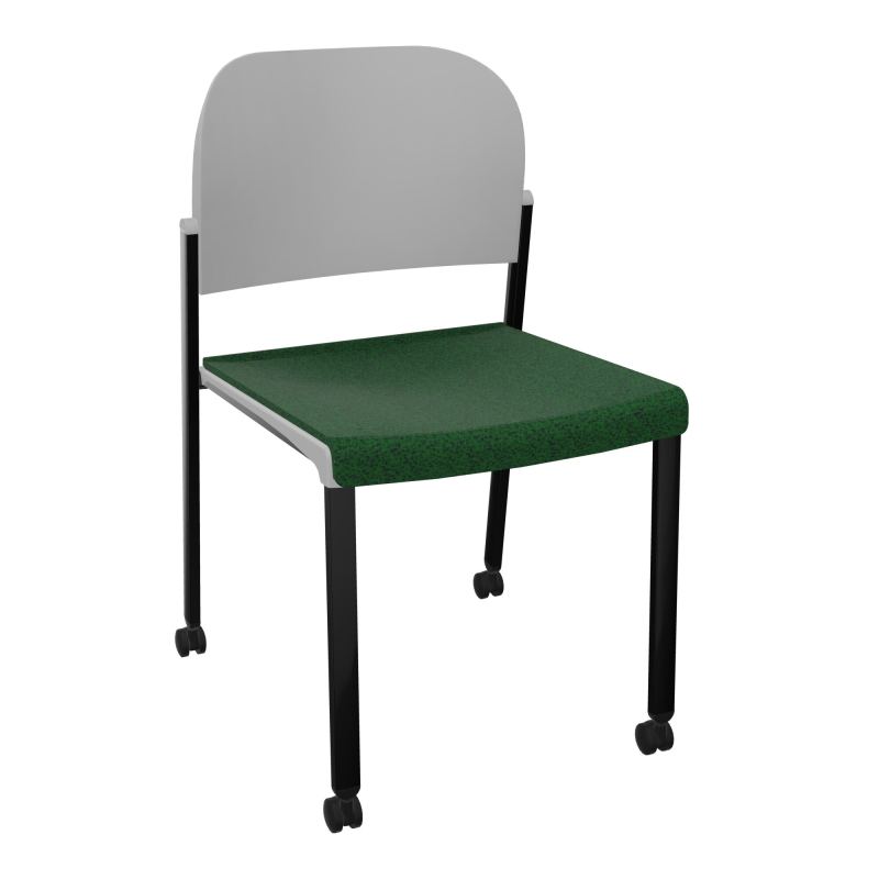 ROMY CHAISE 4P ROULT ASSISE TISSU DOSSIER POLYPRO SANS ACCOUDOIRS  B2 SG PX