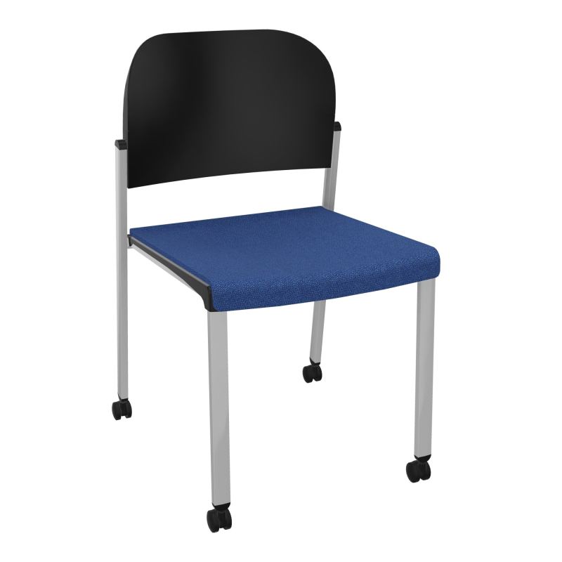 ROMY CHAISE 4P ROULT ASSISE TISSU DOSSIER POLYPRO SANS ACCOUDOIRS BH SB PU
