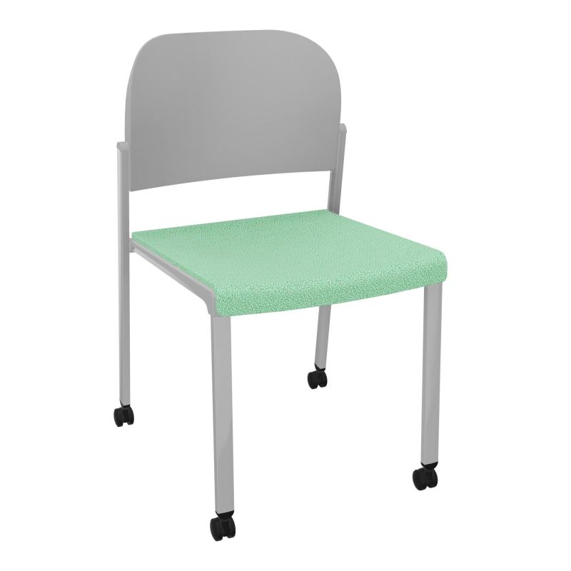 ROMY CHAISE 4P ROULT ASSISE TISSU DOSSIER POLYPRO SANS ACCOUDOIRS E4 SB PX