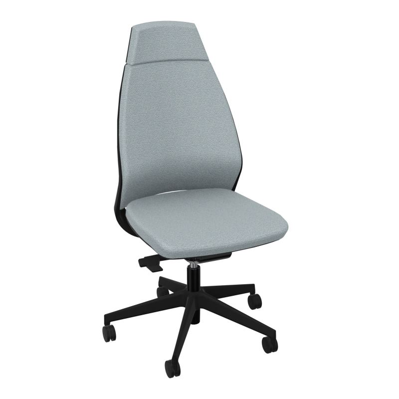 ELIOTT SIEGE AUTOREG. HD TISSU COQ.NOIR PIET.ROUL.SOL DUR FREIN. EN CHARGE
