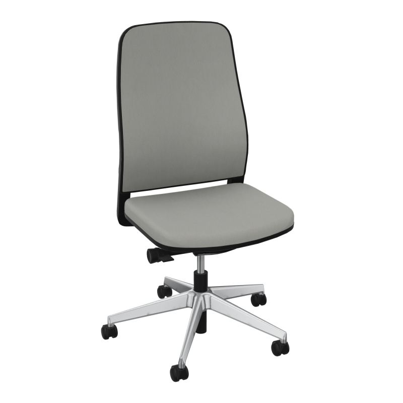 LEON SY LATERAL-DOS/ASS TISSU-CADRE NOIR-ROUL SPLE FREIN EN CHARGE 50 MM