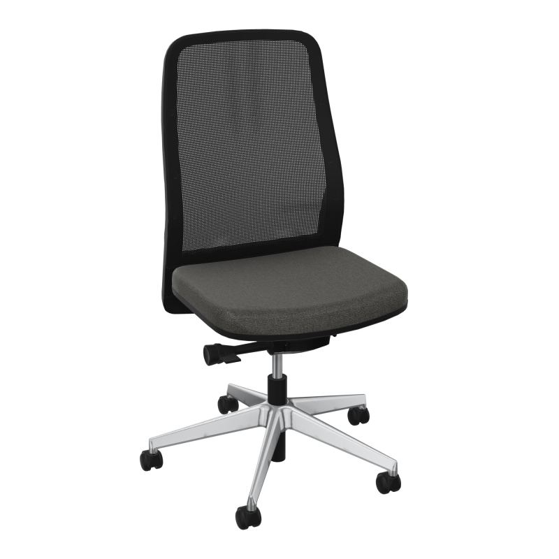 LEON SY LATERAL-DOS RESIL-CADRE NOIR-DUR FREIN EN CHARGE 50 MM