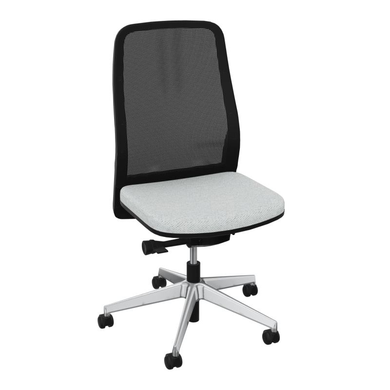 LEON SY LATERAL-DOS RESIL-CADRE NOIR-DUR FREIN EN CHARGE 50 MM