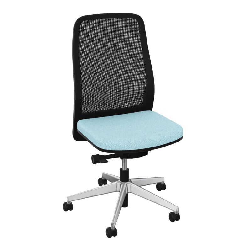 LEON SY LATERAL-DOS RESIL-CADRE NOIR-DUR FREIN EN CHARGE 50 MM