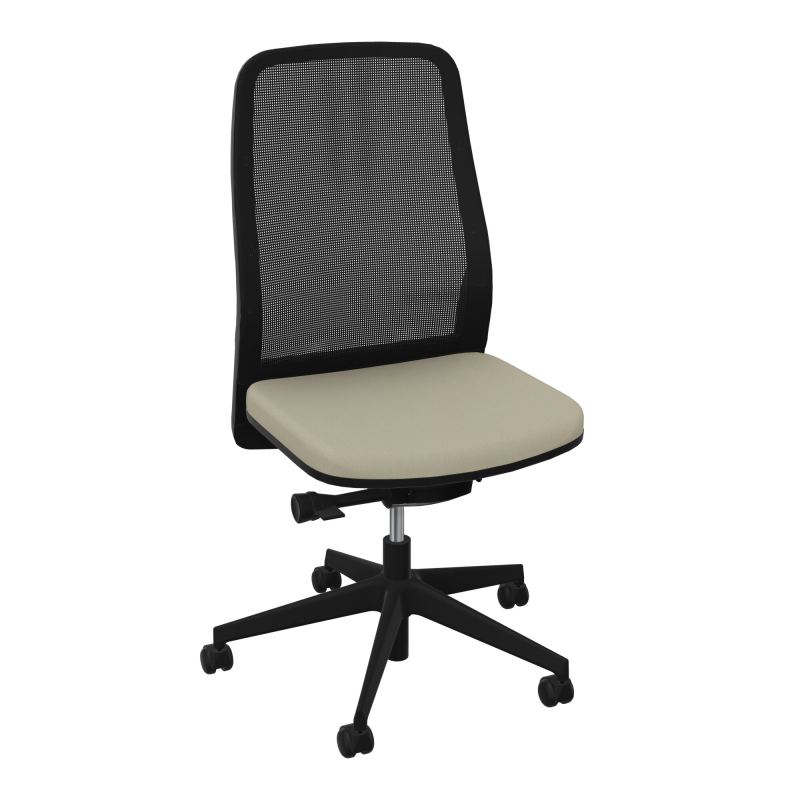 LEON SY LATERAL-DOS RESIL-CADRE NOIR-DUR FREIN EN CHARGE 50 MM