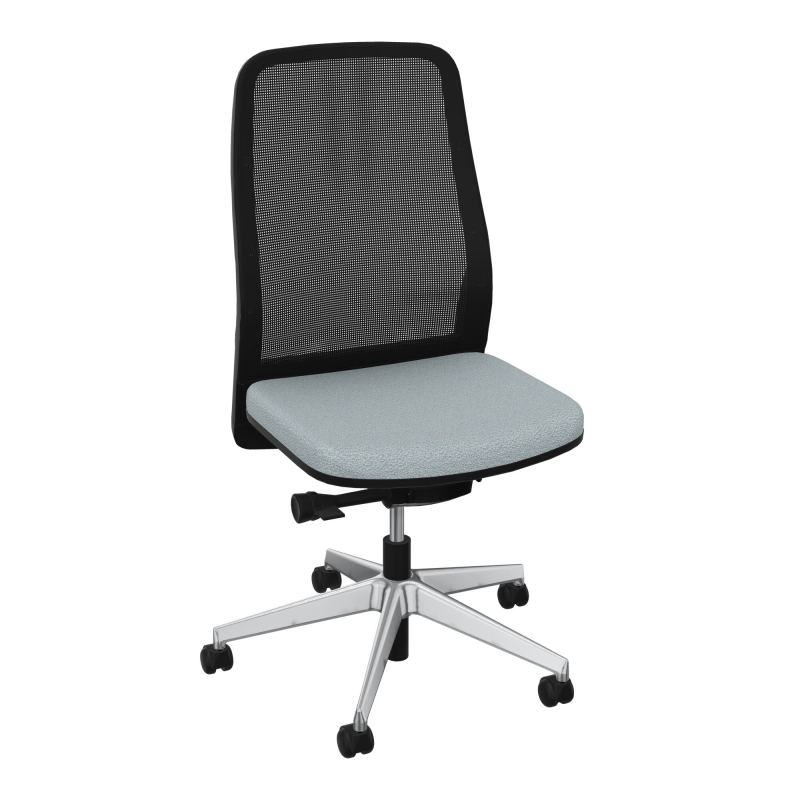 LEON SY LATERAL-DOS RESIL-CADRE NOIR-DUR FREIN EN CHARGE 50 MM