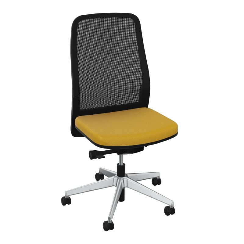 LEON SY LATERAL-DOS RESIL-CADRE NOIR-ROUL SOL DUR 50 MM