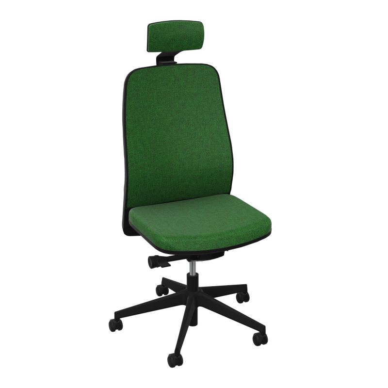 LEON SY LATERAL+TETIERE-DOS TISSU-COQUE ARRIERE NOIR-DUR FREIN EN CHARGE 50 MM