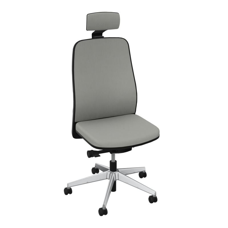 LEON SY LATERAL+TETIERE-DOS TISSU-COQUE ARRIERE NOIR-ROUL SPLE FREIN EN CHARGE 50 MM