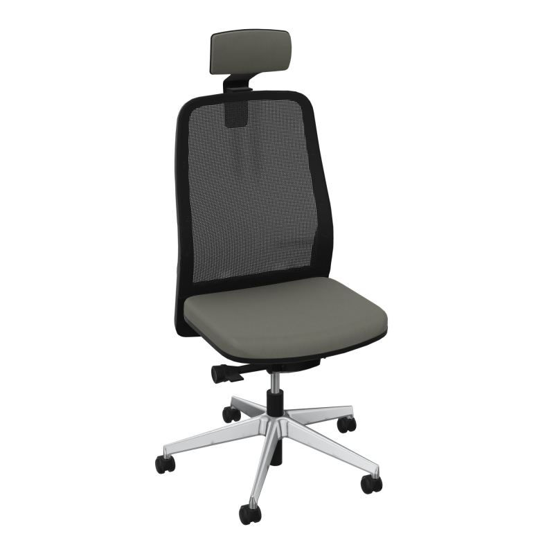 LEON SY LATERAL+TETIERE-DOS RESIL-CADRE NOIR-ROUL SPLE FREIN HORS CHARGE 50 MM