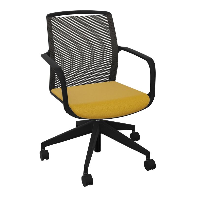 LOUIS CHAISE PIETEMENT 5 BRANCHES ROULETTES SOL DUR 60 MM A5 TI SV