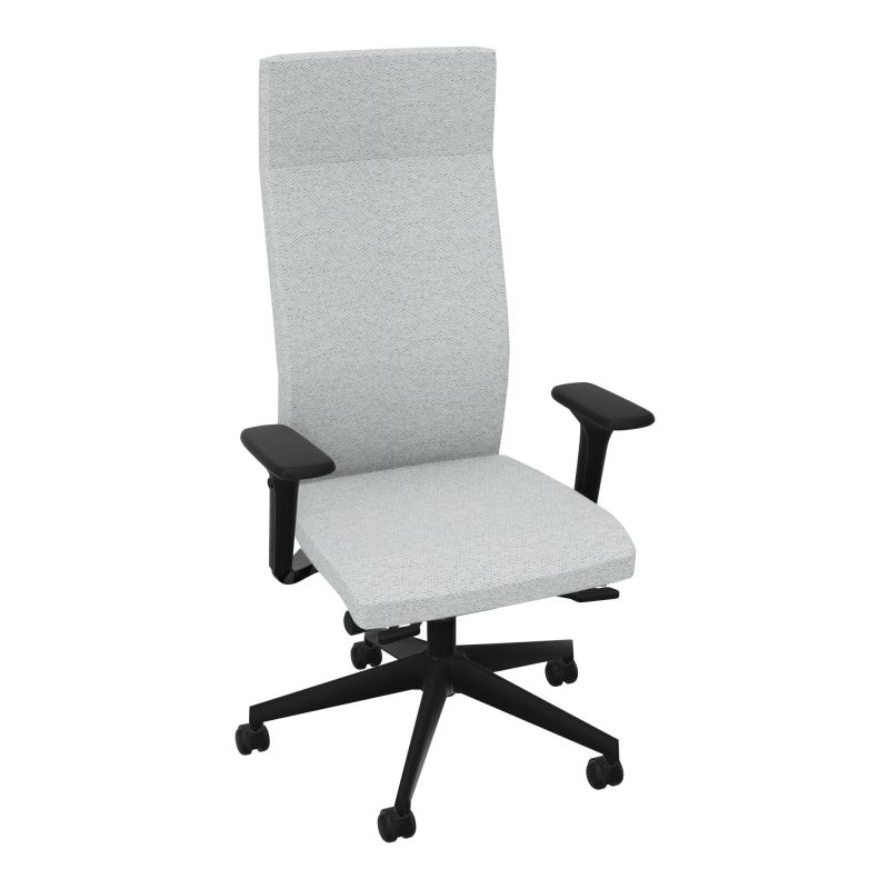ATTITUD SIEGE SY HD TISSU+TET+RP+ACC4D+ ROULETTES SOL DUR 50MM BC SV