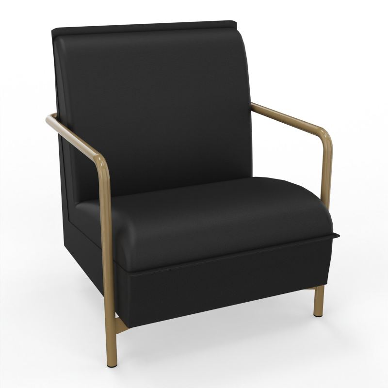 ASSISE LOUNGE 1 PLACE AVEC DOSSIER 4 PIEDS FIXES A6 Z3