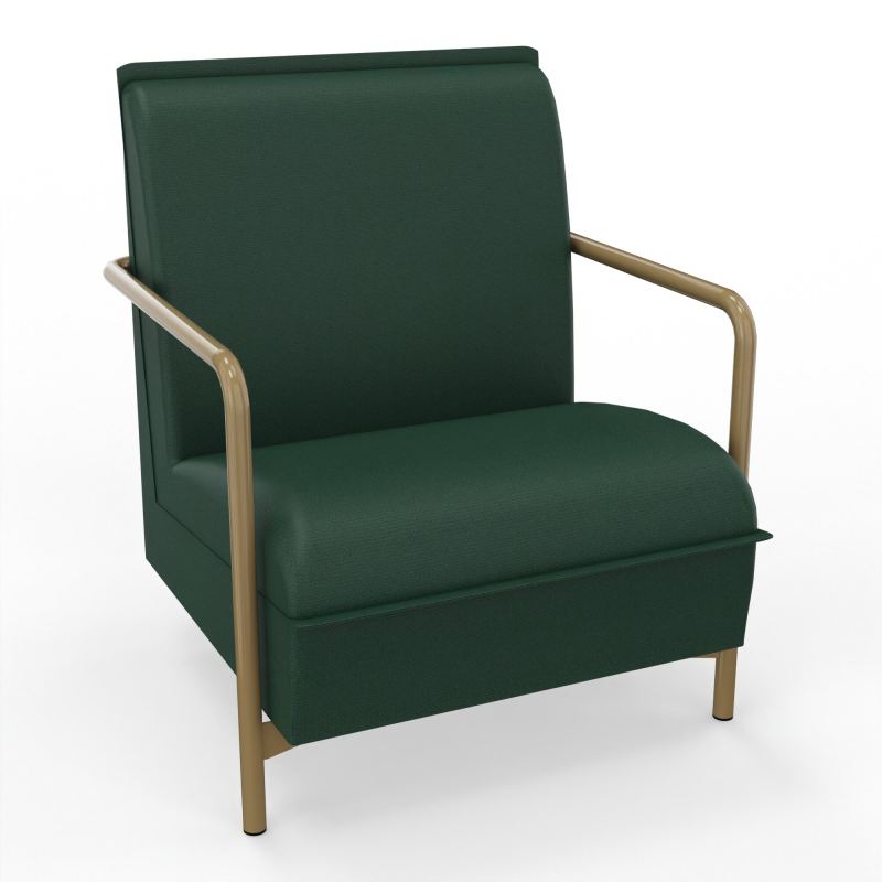 ASSISE LOUNGE 1 PLACE AVEC DOSSIER 4 PIEDS FIXES A9 Z3
