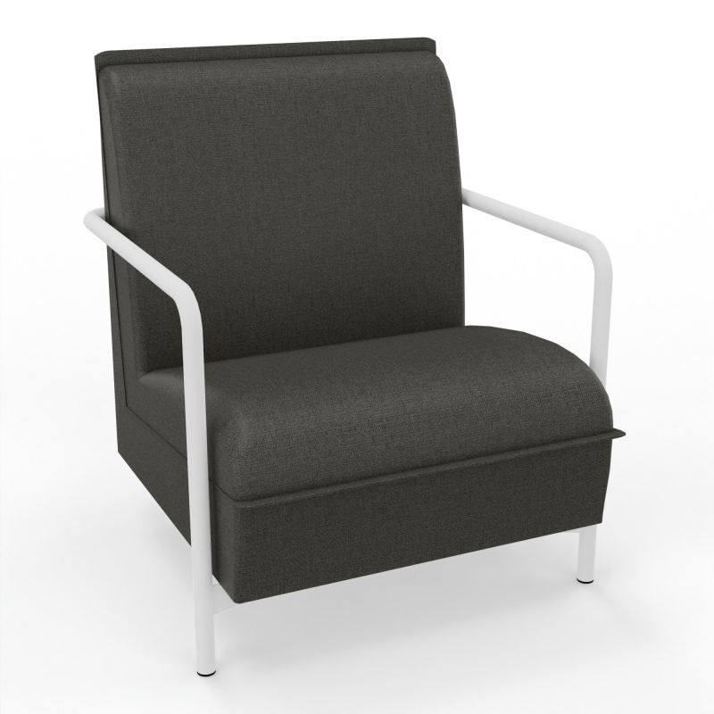 ASSISE LOUNGE 1 PLACE AVEC DOSSIER 4 PIEDS FIXES B7 ZO