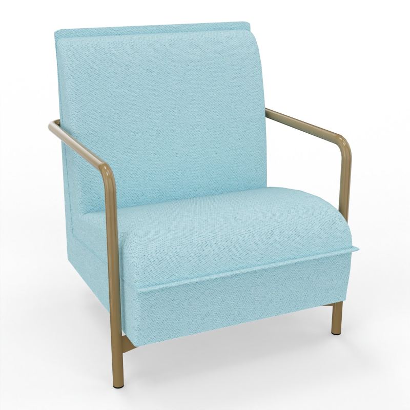 ASSISE LOUNGE 1 PLACE AVEC DOSSIER 4 PIEDS FIXES BF Z3