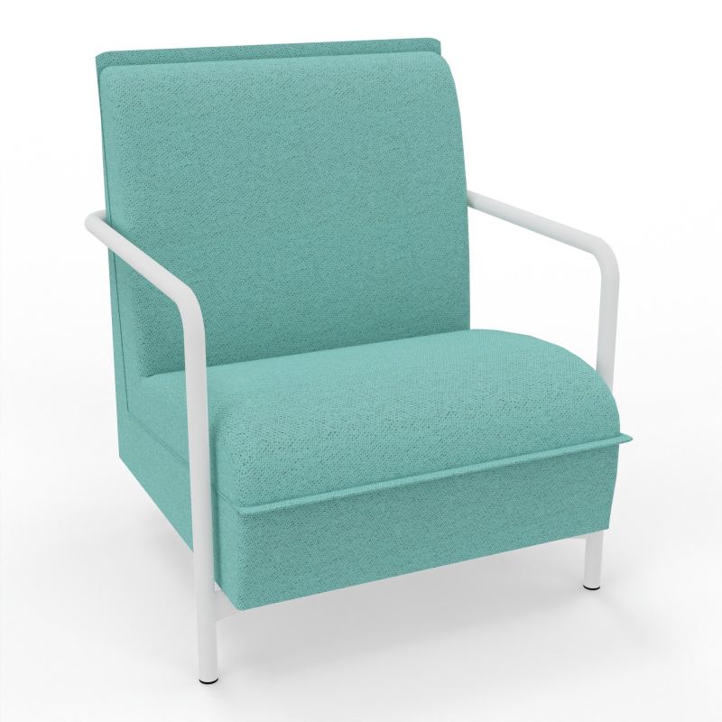 ASSISE LOUNGE 1 PLACE AVEC DOSSIER 4 PIEDS FIXES BG ZO