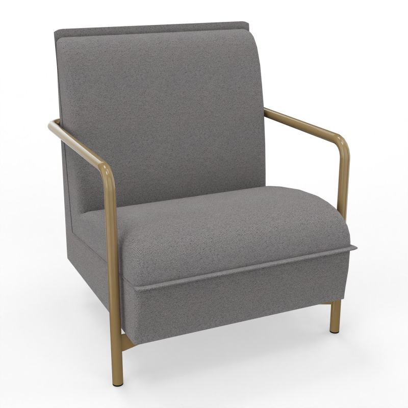 ASSISE LOUNGE 1 PLACE AVEC DOSSIER 4 PIEDS FIXES BN Z3