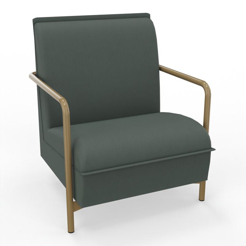 ASSISE LOUNGE 1 PLACE AVEC DOSSIER 4 PIEDS FIXES CF Z3