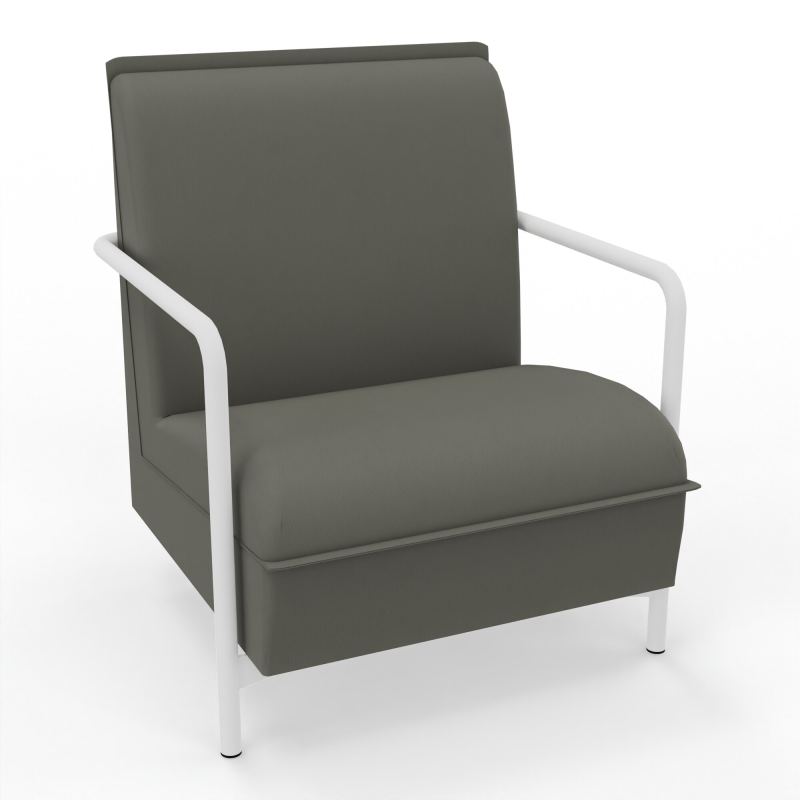 ASSISE LOUNGE 1 PLACE AVEC DOSSIER 4 PIEDS FIXES CH ZO
