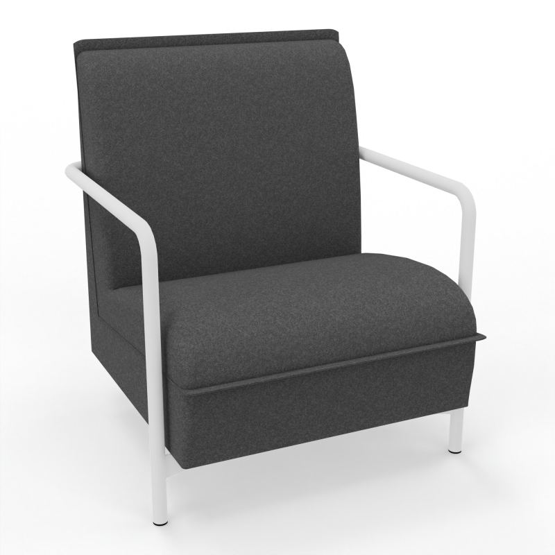 ASSISE LOUNGE 1 PLACE AVEC DOSSIER 4 PIEDS FIXES DB ZO