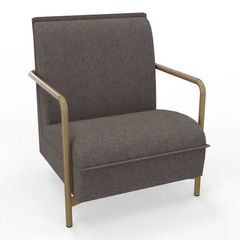ASSISE LOUNGE 1 PLACE AVEC DOSSIER 4 PIEDS FIXES DD Z3